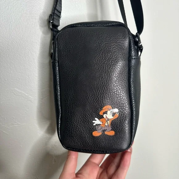 Disney Gray and Black Messenger Canera Bag with Mickey Mouse Design - Picture 4 of 5